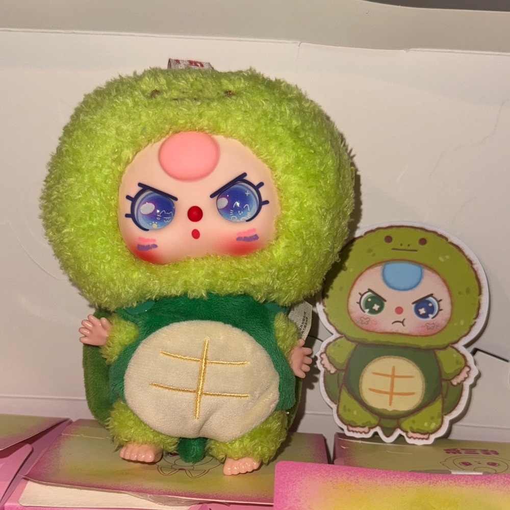 Baby Three-Elf Plush Blind Box - Tortoise